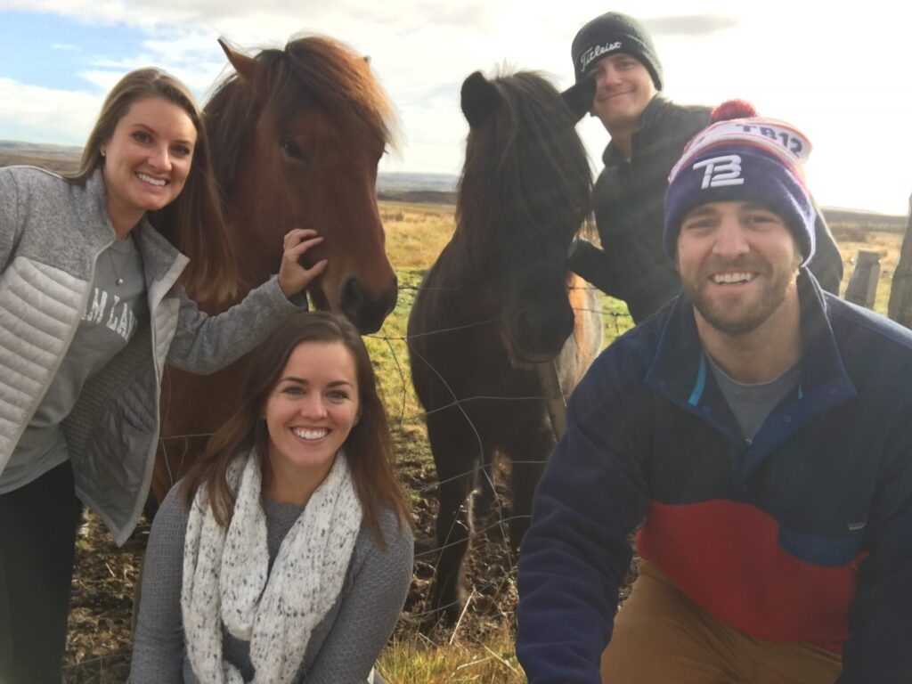 A horse selfie in Iceland