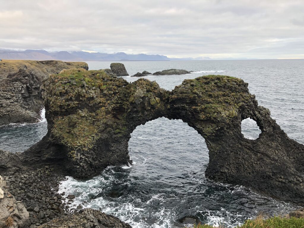 Gatklettur arch in Iceland