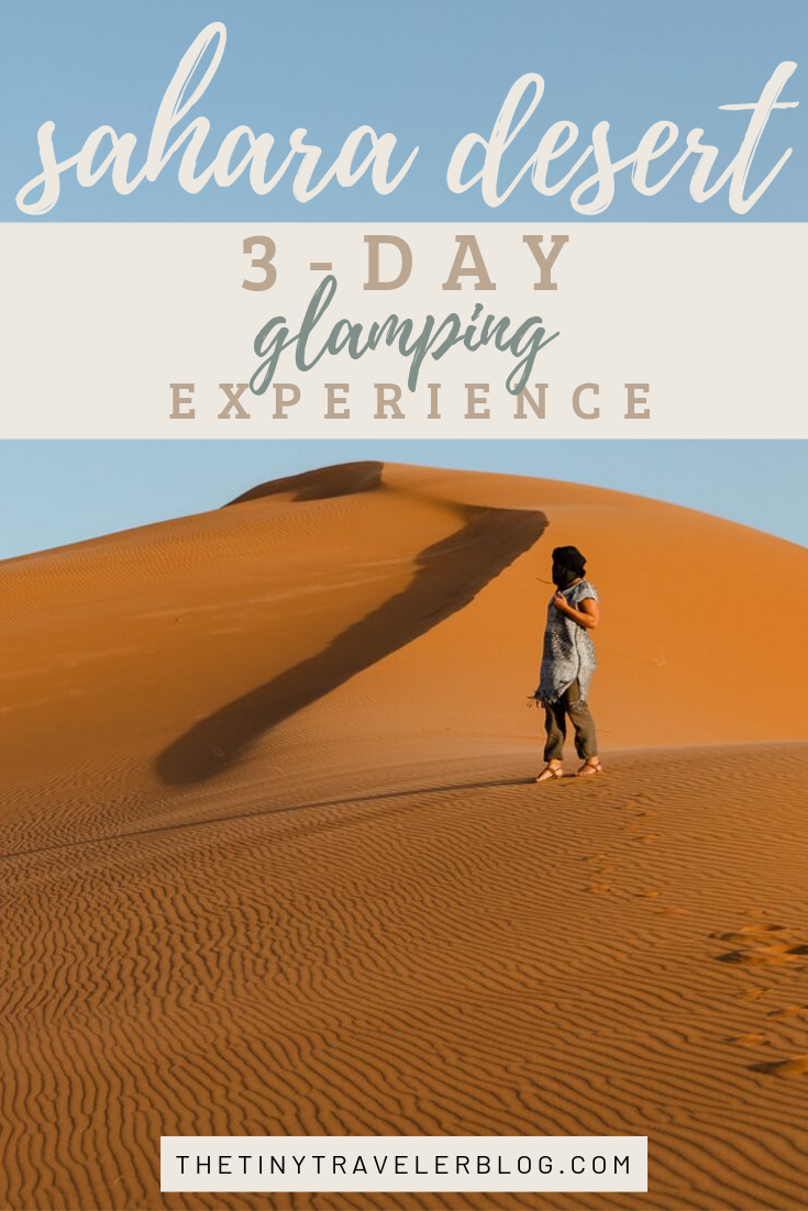 Sahara Desert 3 day clamping experience Pinterest