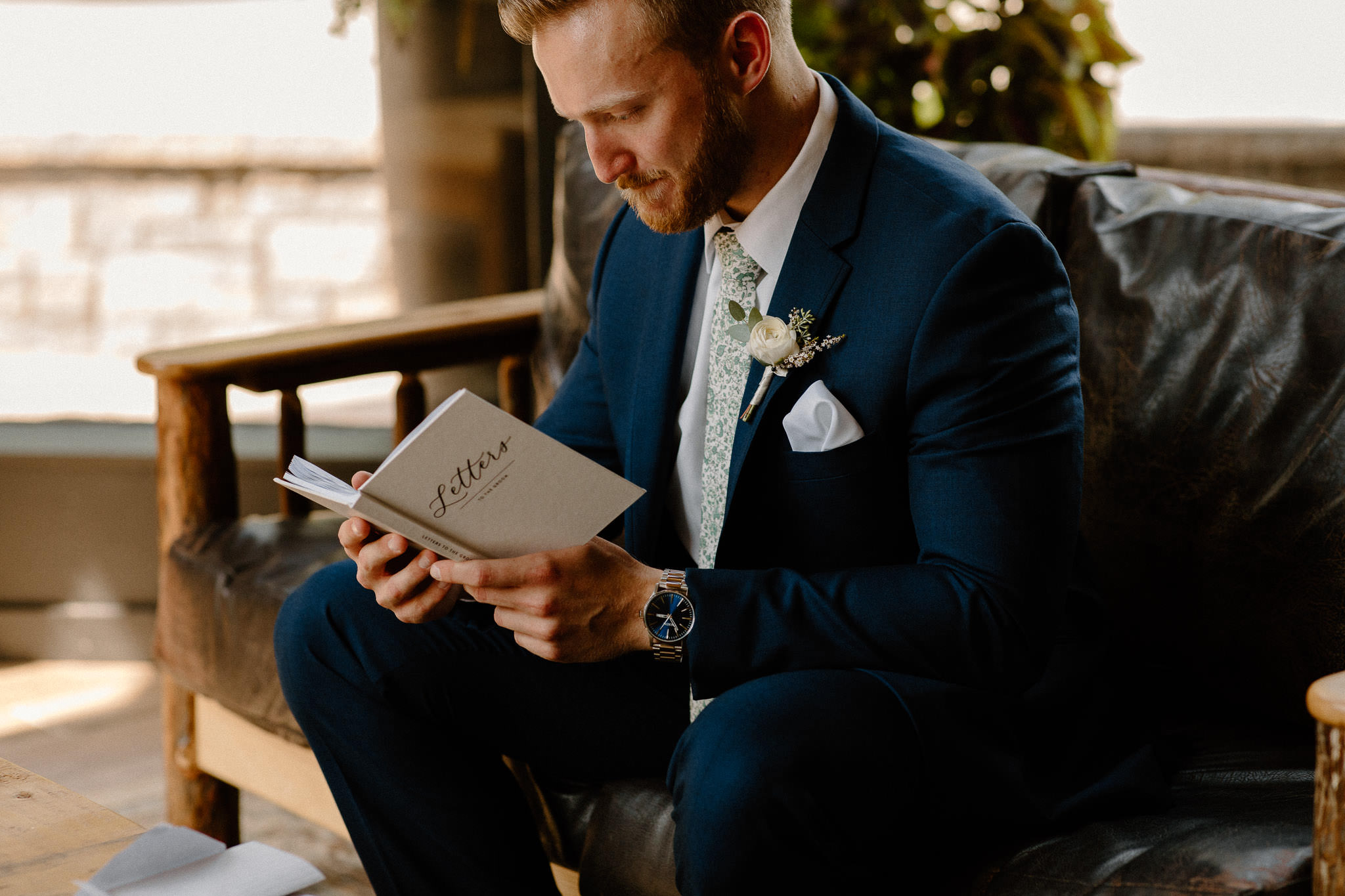 Have your family and friends write personal notes to you on your elopement day