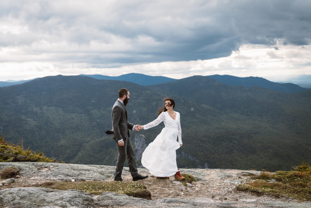 Stunning White Mountain elopement is a perfect place to elope with your person