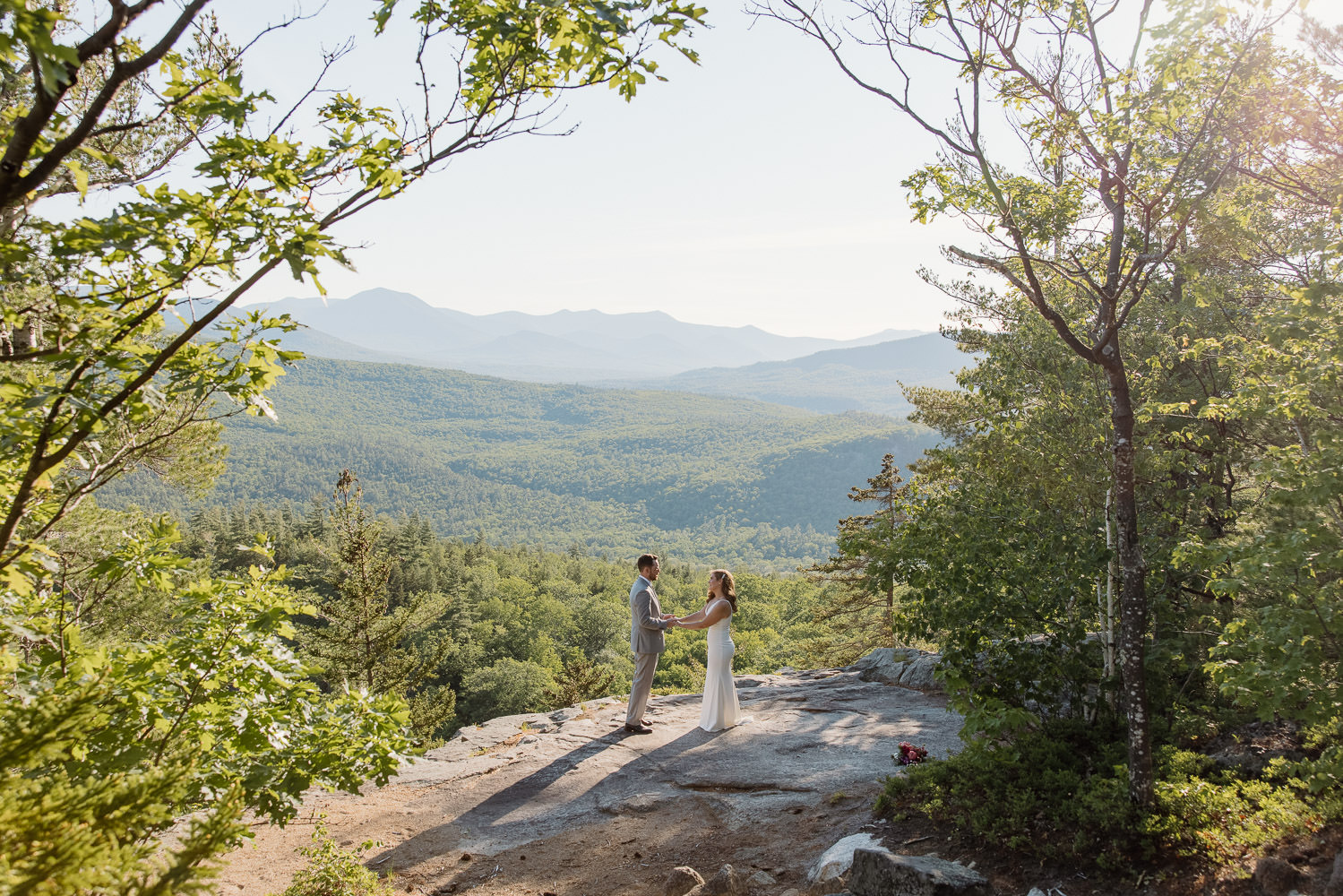 White Mountain New Hampshire Elopement off the Kancamagus Highway