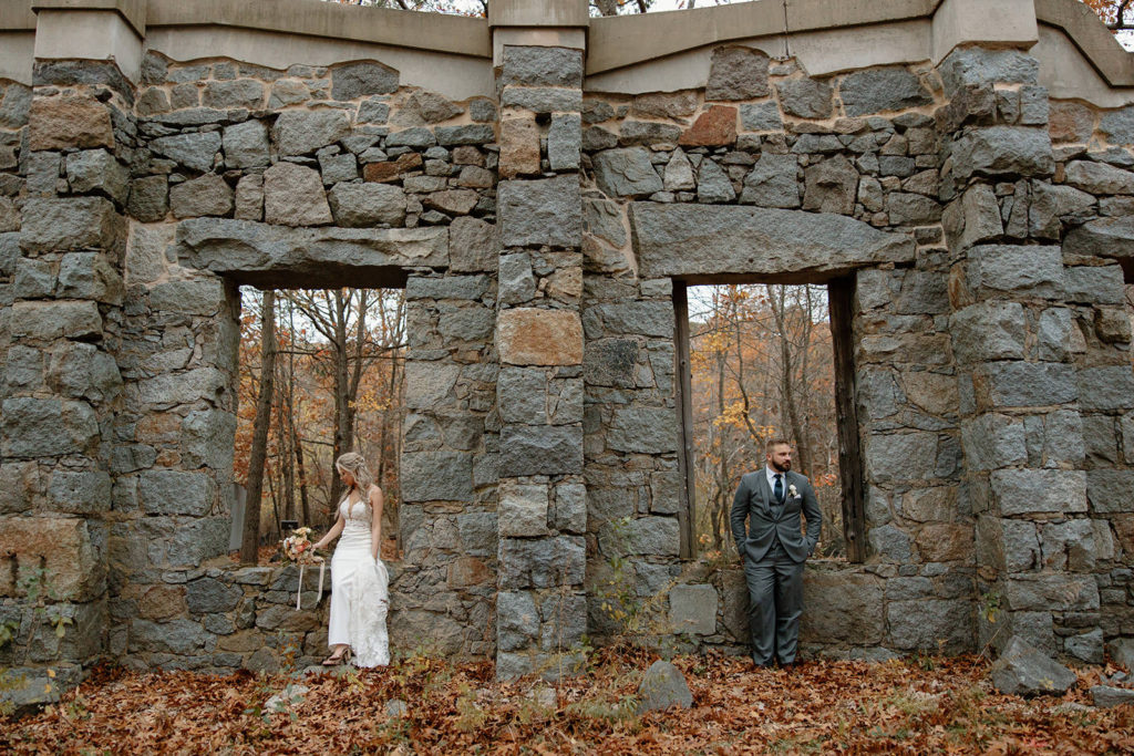Massachusetts elopement at Granite Links. Where to elope in Massachusetts.