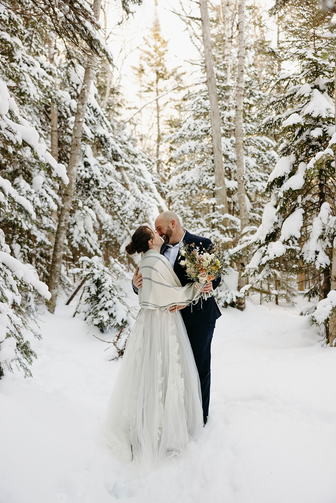 Winter elopement in the White Mountains of New Hampshire