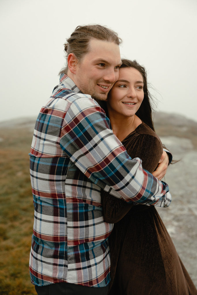 North Conway Engagement in white mountains