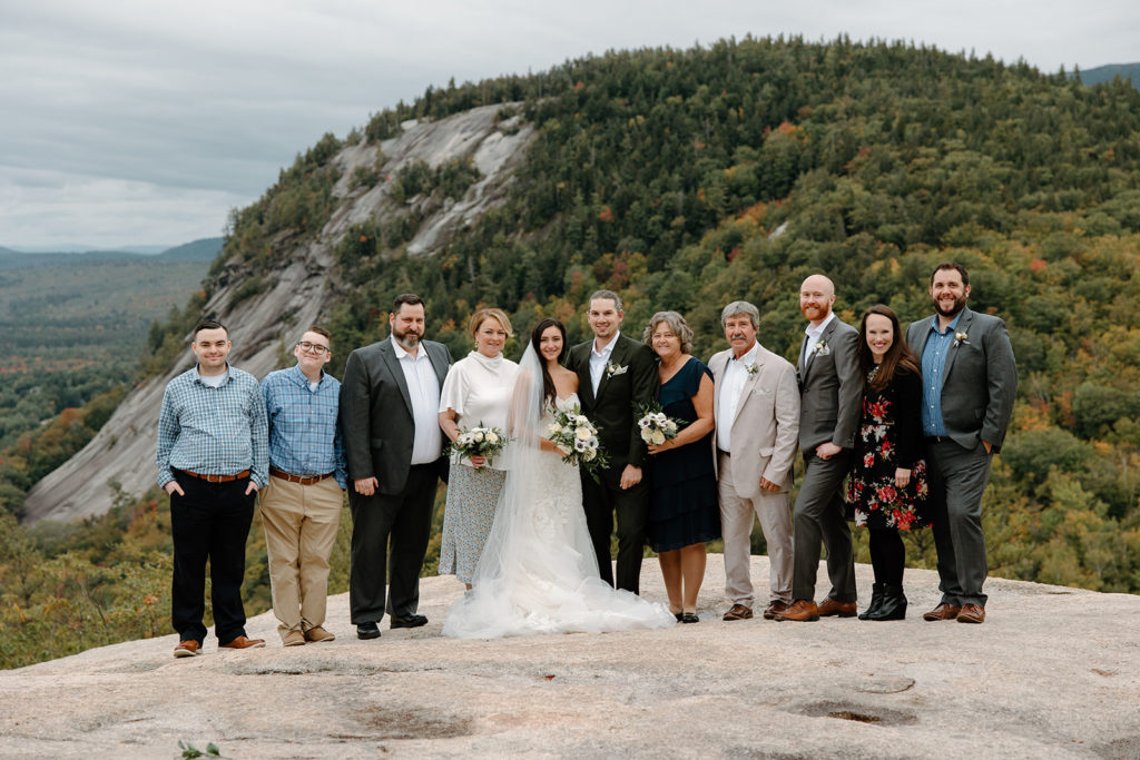 North Conway Elopement with family 