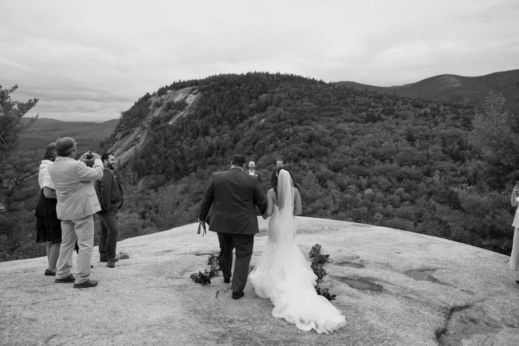 North Conway Elopement ceremony in the mountains
