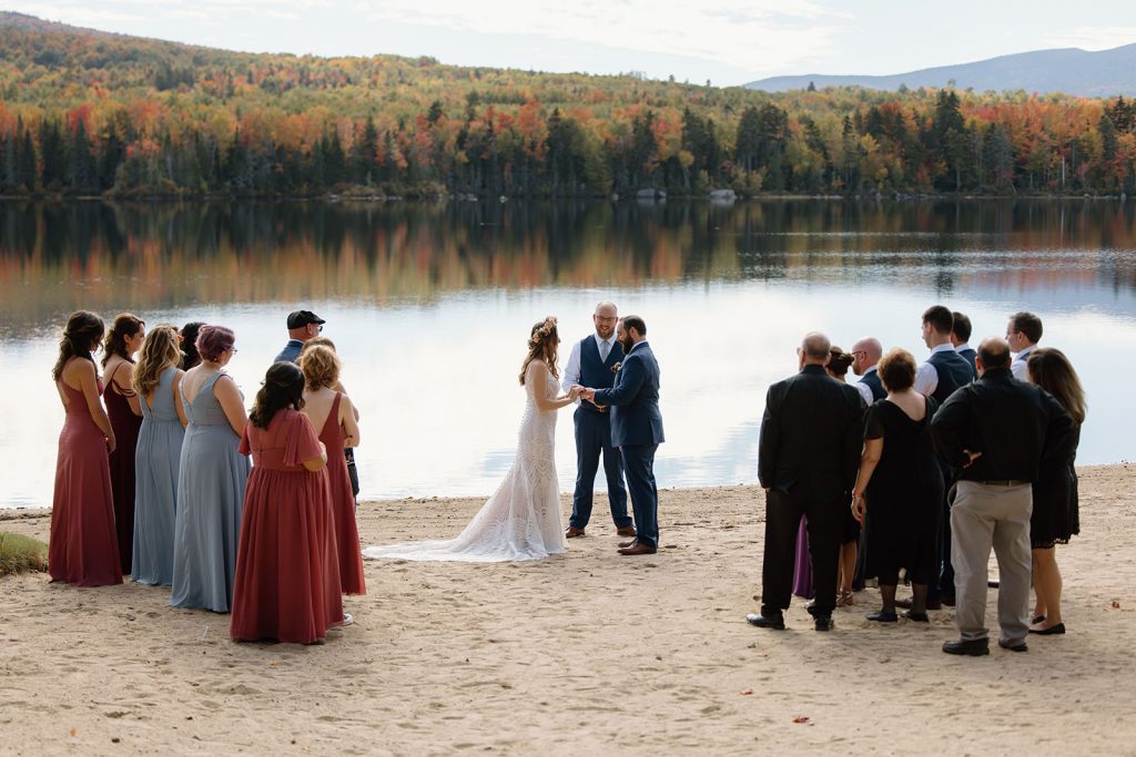 New Hampshire Intimate Wedding at Jericho Mountain State Park. Top Places to Elope in the US