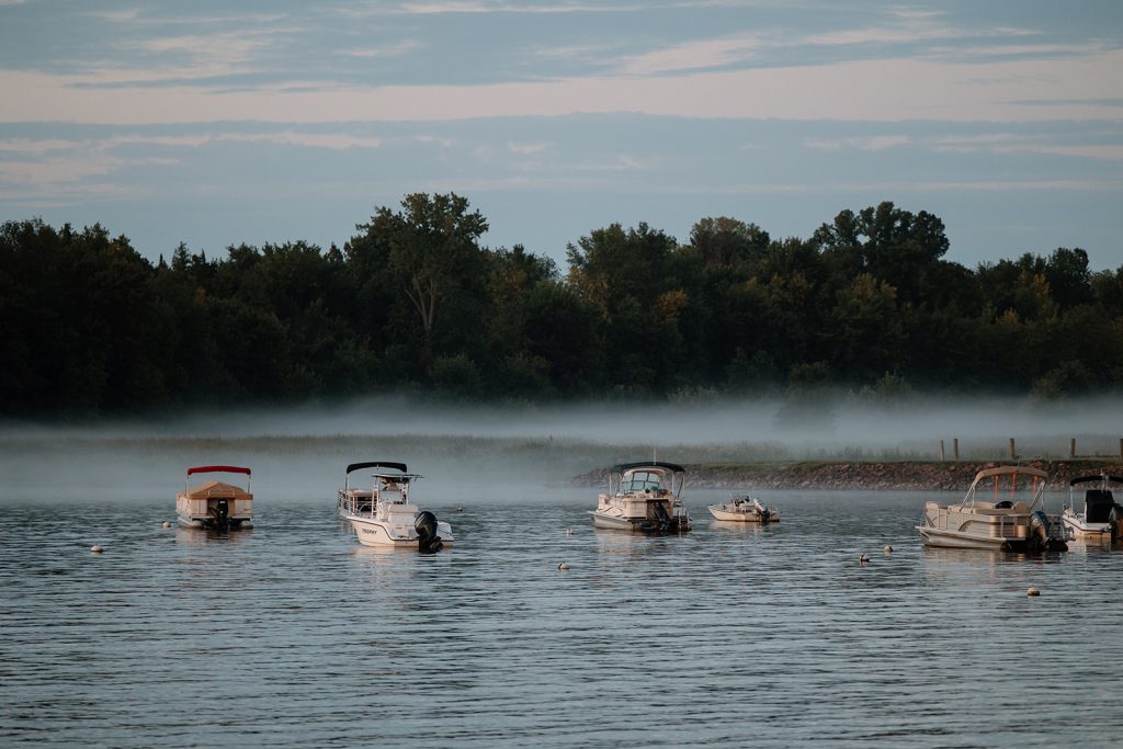 boats on Lake Champlain, Vermont