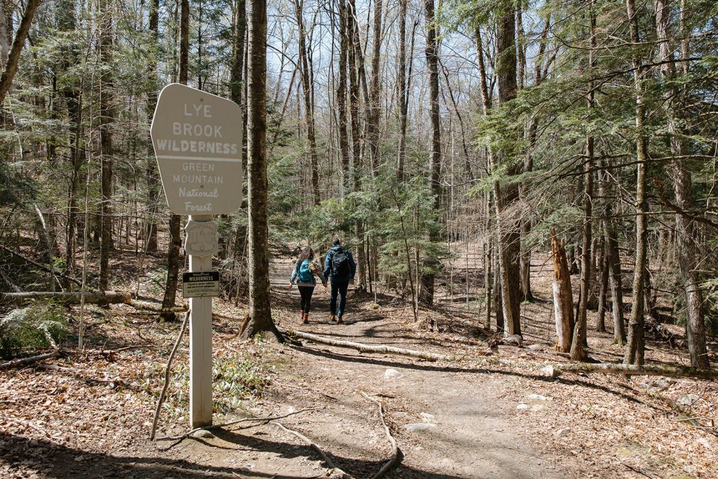 Vermont adventure elopement in the woods