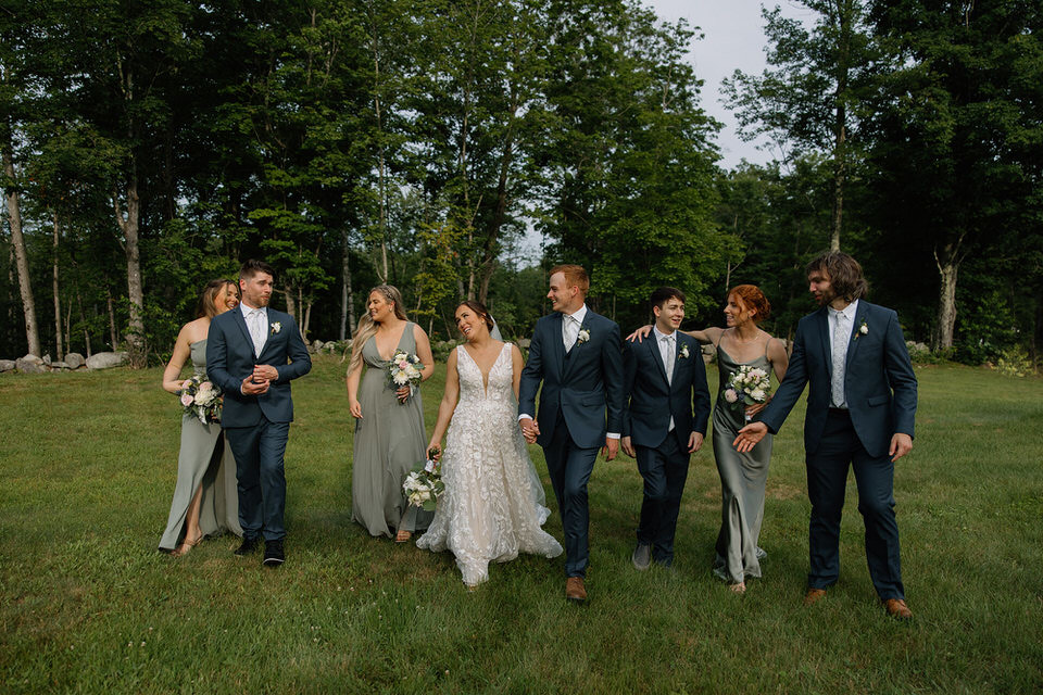 New Hampshire bridal party
