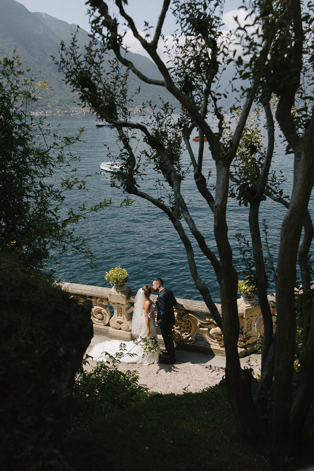 Lake Como, Italy elopement wedding portraits