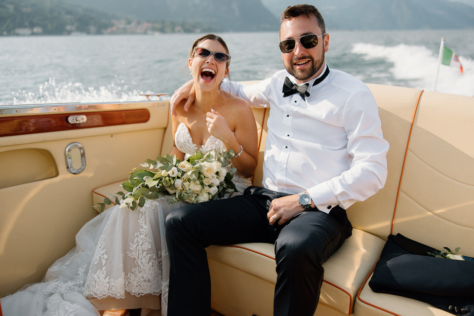 wedding on Lake Como