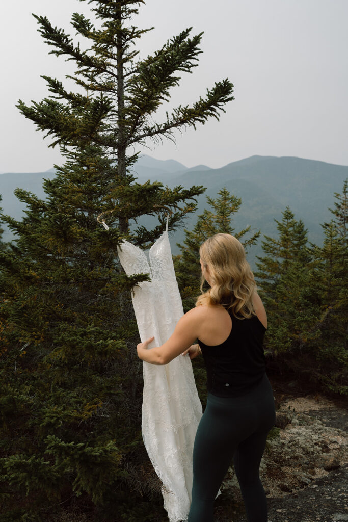 outdoor elopement dress